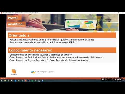 Portal Analítico - Objetivos del Webinar