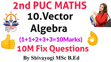 Important questions || vector algebra || class 12 maths || Vector algebra fix questions|2nd pu maths