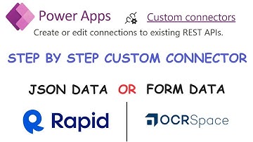 PowerApps Custom Connectors sending JSON DATA OR FORM DATA