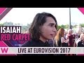 Capture de la vidéo Isaiah Firebrace (Australia) Interview @ Eurovision 2017 Red Carpet Opening Ceremony