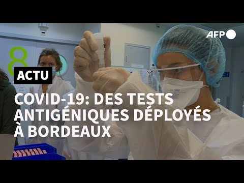 A Bordeaux, l'hôpital Saint-André déploie les tests antigéniques | AFP