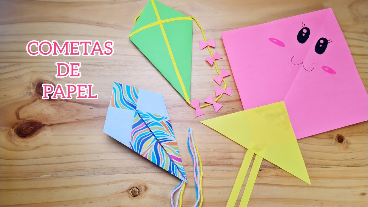 COMO HACER 3 COMETAS DE PAPEL FÁCIL Y RÁPIDO | DIY - YouTube