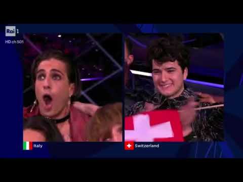 The moment Italy wins Eurovision song contest 2021