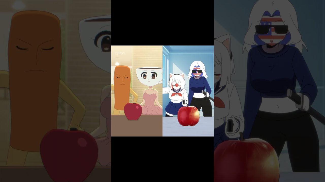 MAGIC APPLE FASH Vs Animation Countryball