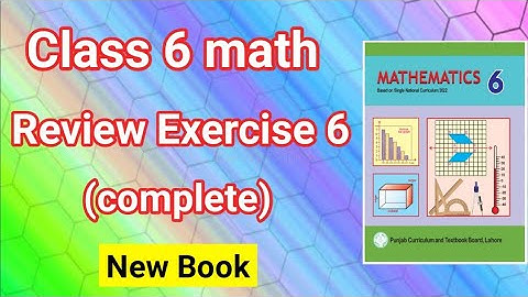 Class 6 Maths Review exercise 6 | Class 6 Maths Chapter 6 Review exercise 6 | Class 6 Maths Unit 6