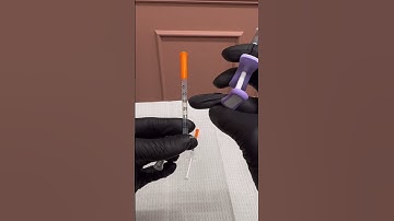 Backfill an insulin BD syringe with filler #filler #nurseinjector #cosmeticnurse