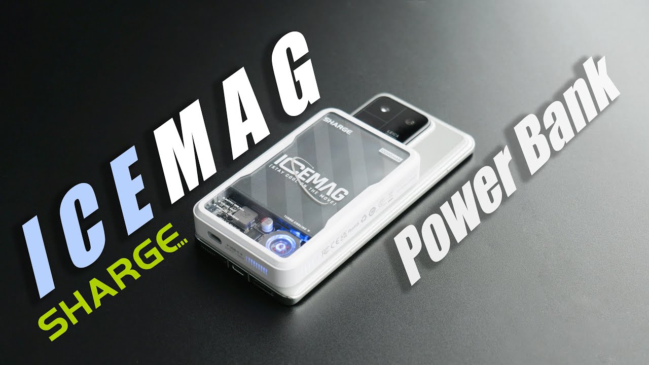 Sharge ICEMAG Power Bank Review: Magnetic Wireless Charge With Active Fan?!  