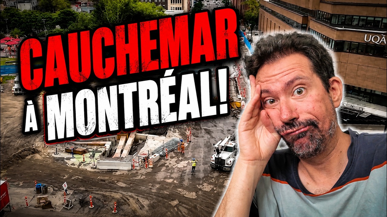 Le Chantier sur BERRI est un véritable CAUCHEMAR! #montreal #construction