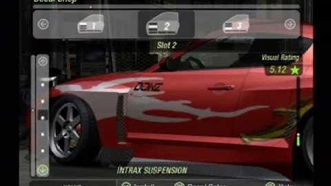 Need For Speed Underground 2 Tuning: Mazda Rx-8