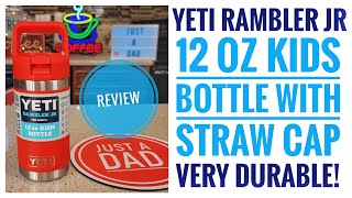 YETI Rambler Jr. 12 oz Kids Bottle, with Straw Cap