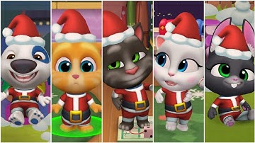 My Talking Tom Friends Day 11 to Day 15 Complete Gameplay - New Christmas Update (Android, iOS)