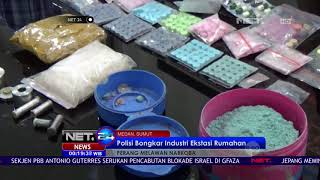 Polisi Bongkar Industri Ekstasi Rumahan di Medan - NET24