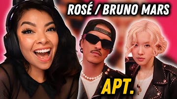 First Time Hearing ROSÉ & Bruno Mars - APT. | REACTION