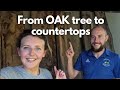 DIY Solid Oak Countertops - Transforming Rustic Oak for Our Farmhouse Kicthen