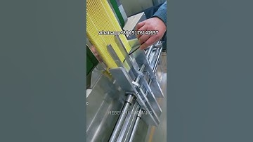 Car air filter paper folding machine with automatic cutting and glue injection function @YouTube