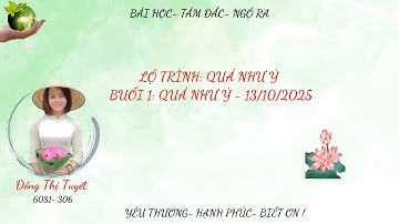 BUỔI 1- TỔNG QUAN LỘ TRÌNH QUẢ NHƯ Ý- 13/10/2025- MW7