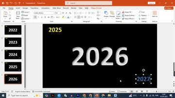 New Year 2026 Powerpoint Animation | New Year 2026 Powerpoint Presentation | New Year Animation