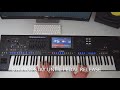 Yamaha Genos C7 piano (with strings and pad)