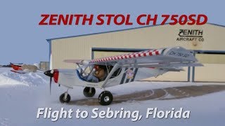 Flight to Sebring 2019 in the Zenith STOL CH 750 Super Duty