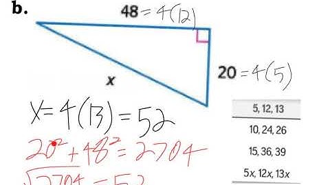 The Pythagorean Theorem & Its Converse | 8.2 | Geometry