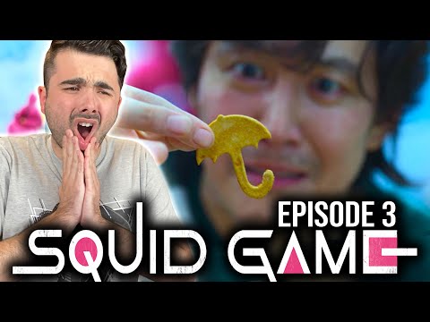 SQUID GAME EPISODE 3 REACTION!! "The Man With the Umbrella" FIRST TIME WATCHING
