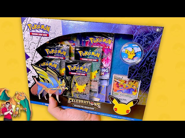 Celebrations Zacian Deluxe Pin Collection - Pokemon Opening