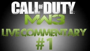 MW3: One In The Chamber Destruction - Live Commentary #1