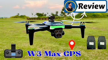 W3 Max Drone Review 🔥 Brushless Motor + RGB Light + Flight Test