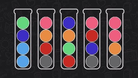 Ball Sort Puzzle Level 22 Solution