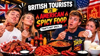 British Tourists Said American Food Wasn’t Spicy… Then the Heat Hits 🔥