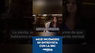 Milei Incómodo En Entrevista Con La Bbc Cuando Le Preguntan Por El Precio De Alimentos
