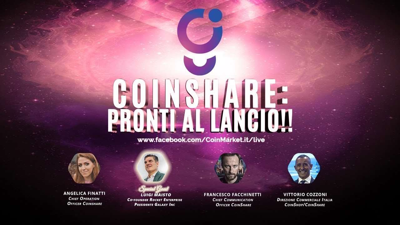 Coinshare: Pronti al lancio!