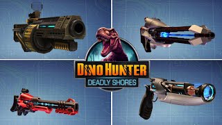 DINO HUNTER: DEADLY SHORES - All Exotics weapons (Region 1- 26) screenshot 5