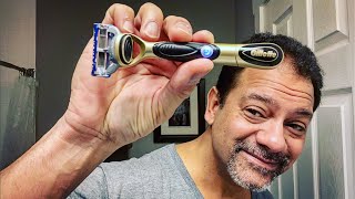 Gillette Fusion Proglide Power - Special Olympic Go for the Gold Razor -average guy tested