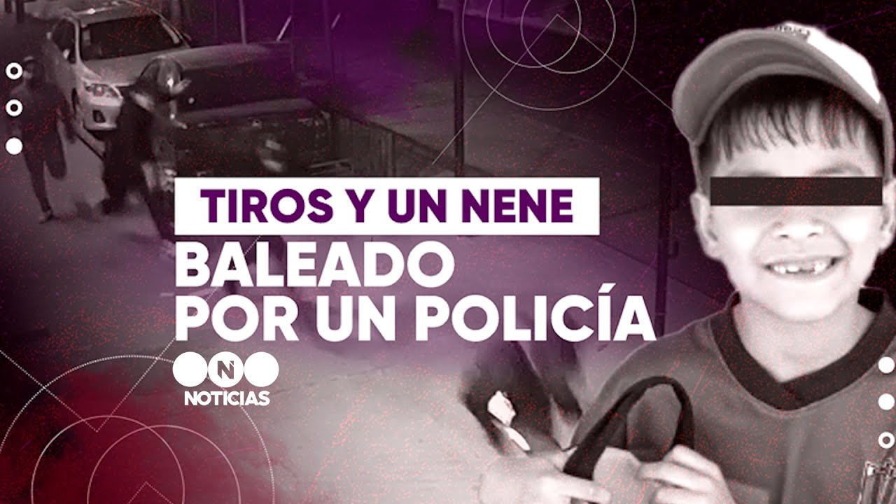 TIROS y UN NENE BALEADO por un POLICÍA en La Matanza - Telefe Noticias