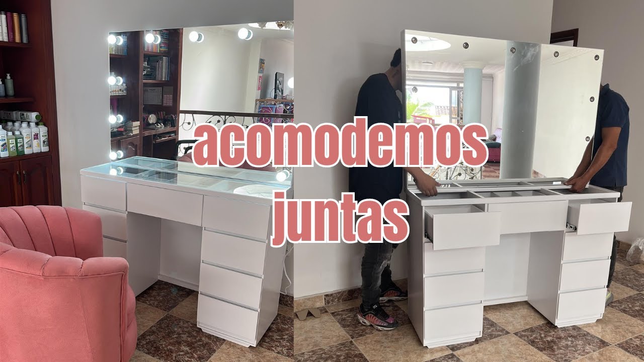 Me compré mi primer vanity (Unboxing y acomodación) - lauralau19