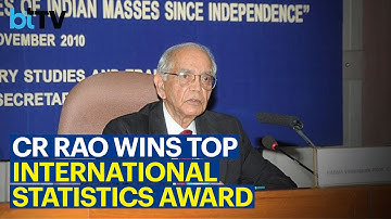 C.R. Rao Wins Top Statistics Award – A Look Back At His Pioneering Work