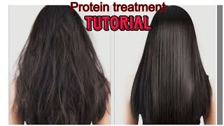 Best protein Treatment for Damaged Hair/at home/step by step/keratin botox treatment/easy way/Hindi