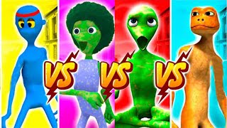 Chocobodi vs Dame tu cosita vs Me Kemaste vs Patila - El Chombo, Funny Alien, Color Dance Challenge