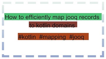 How to efficiently map jooq records to kotlin domains
