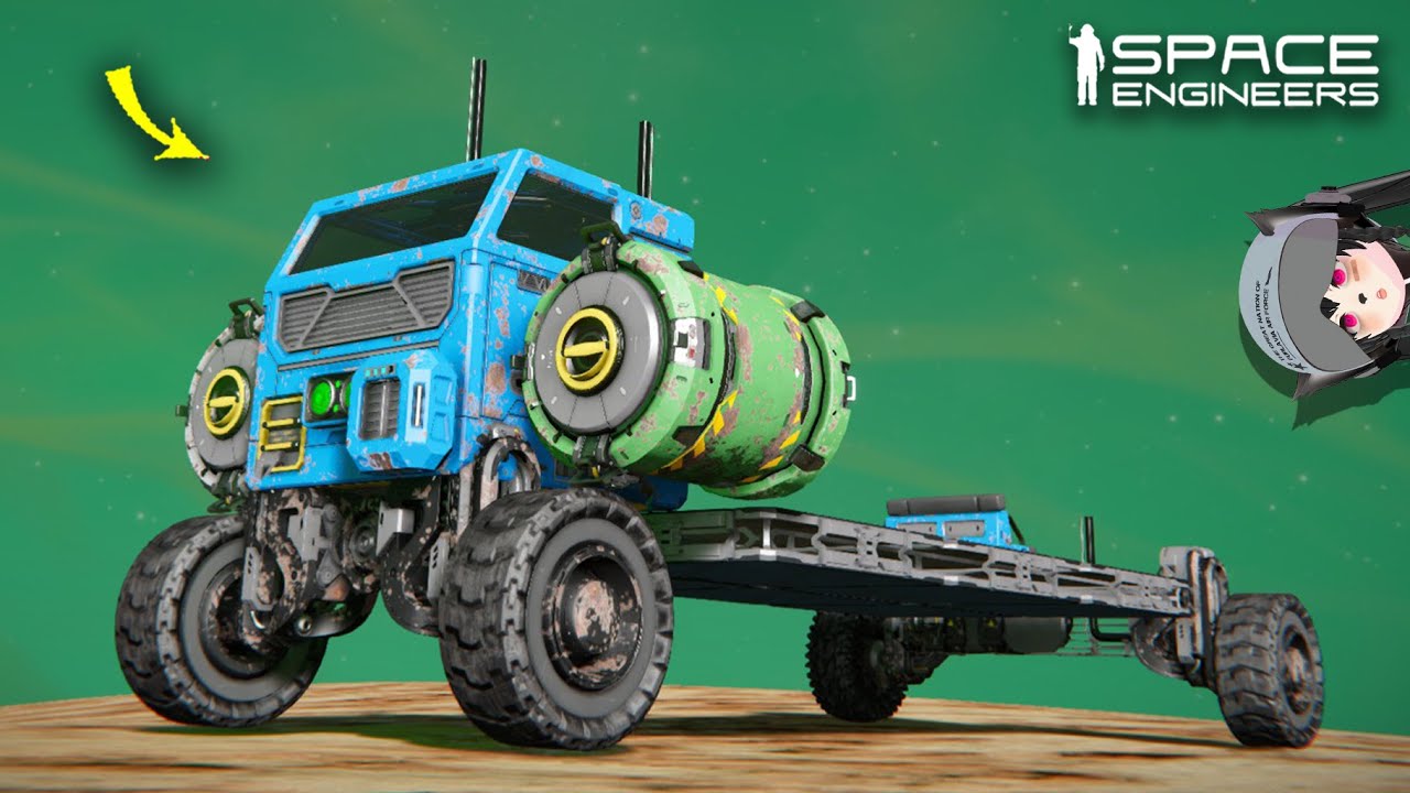 This Electric Pickup has a Solar Panel Bed, Space Engineers ST1 STONE