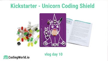 Coding Unicorn Shield Kickstarter Day 10 - The Activity Project Code example