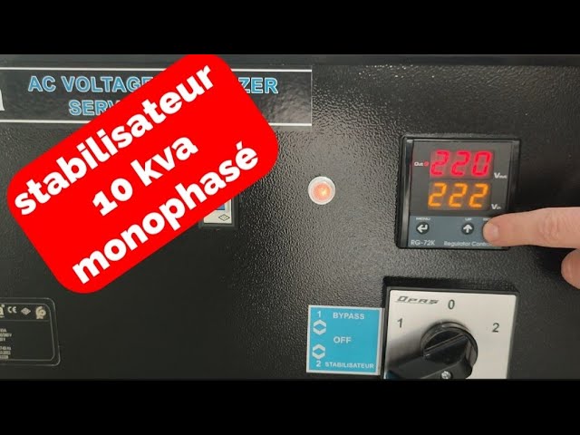 stabilisateur de tension monophasé منظم الجهد 220 فولت ⚡ 