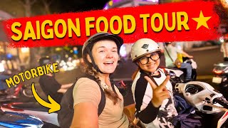 Trying all the BEST STREET FOOD in Saigon! | Ho Chi Minh City Motorbike Street Food Tour!