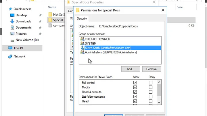 Access Based Enumeration in Windows Server 2016