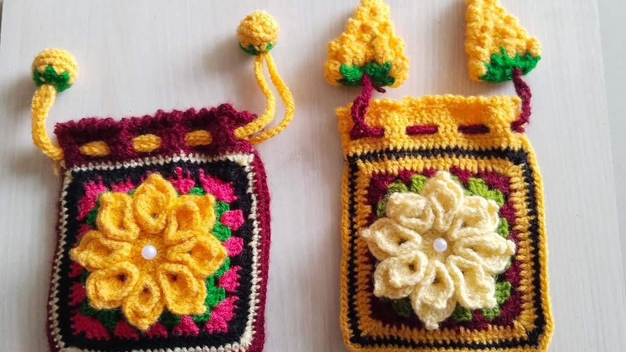 how to crochet Mini bags....🛍️🛍️ YouTube