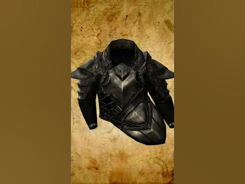 Эбонитовая броня #скайрим #броня #доспехи - YouTube