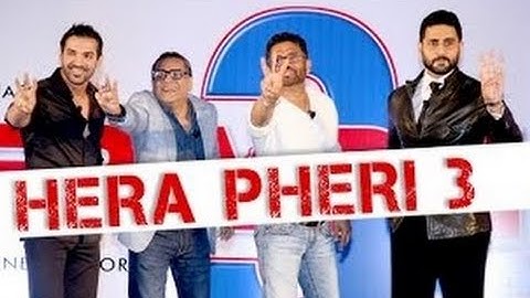 First Look Launch Of Hera Pheri 3 Movie | Paresh Rawal | Sunil Shetty | John | Abhishek