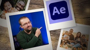 EASY Polaroid Slideshow Template For After Effects