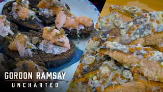 Gordon Ramsay's Alaskan Inspired Dinner | Gordon Ramsay: Uncharted